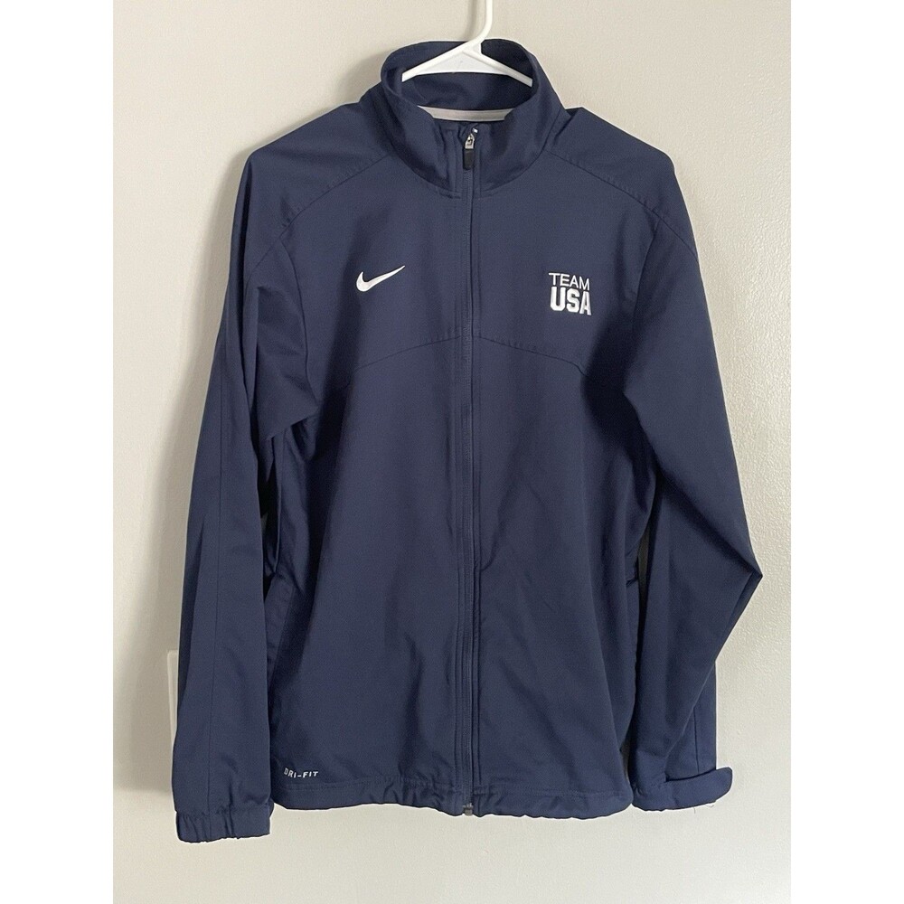Nike Team USA Dri-FIT Track Jacket Men's Sz S Victor Woven Full Zip Z473536